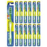 Oral-B Toothbrush Shiny Clean Soft (Pack of 12) Display, Multi