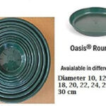 OASIS® Round Plastic Plate