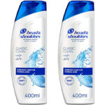 Head & Shoulders Classic Clean Anti-Dandruff Shampoo for Normal Hair, 400ml Dual Pack
