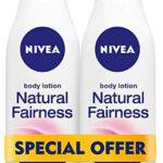 NIVEA, Body Care, Body Lotion, Natural Fairness, Dry Skin, 2 x 250ml