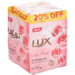 Lux Bar Soap Soft Touch, 170g – (Pack of 6)