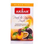 Akbar Flavoured Teas With Real Fruit Pieces – 20 Foil Tea Bags (Peach & Passion Punch)